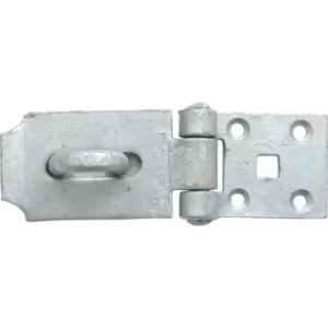 150MM Short Pattern Heavy Hasp and Staple Galvanised