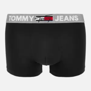 Tommy Jeans Mens Waistband Flag Boxer Briefs - Black - L