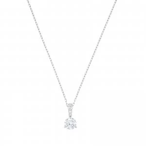 Swarovski Solitaire |Rhodium plated |White Classic Jewellery