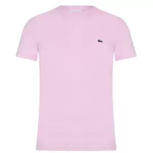 Lacoste Logo Short Sleeve T Shirt - Pink