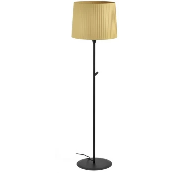 Faro SAMBA - Floor Lamp Round Tappered Shade Black, E27