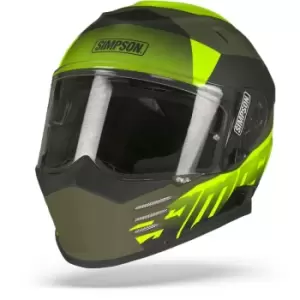 Simpson Venom Army Matt Black Fluo Yellow M