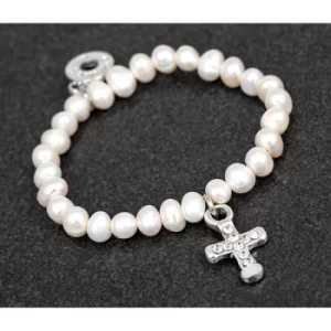 Equilibrium Freshwater Pearl Christening Bracelet