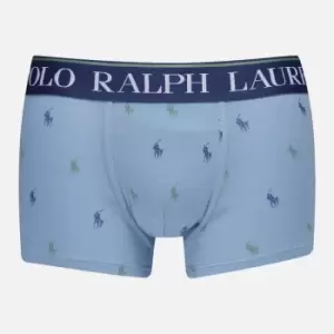 Polo Ralph Lauren Mens All Over Print Single Trunks - Blue Note - S