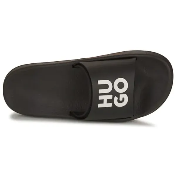 HUGO Mens Match Rubber Slides - UK 10 Black Sandals male 50497864-002 10