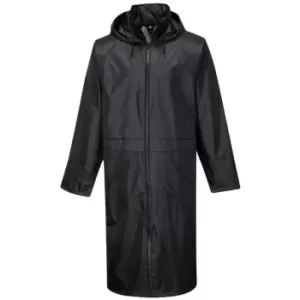 S438BKRS - sz S Classic Adult Rain Coat - Black - Black - Portwest