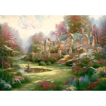 Thomas Kinkade: Gardens beyond Spring Gate Jigsaw Puzzle - 2000 Pieces