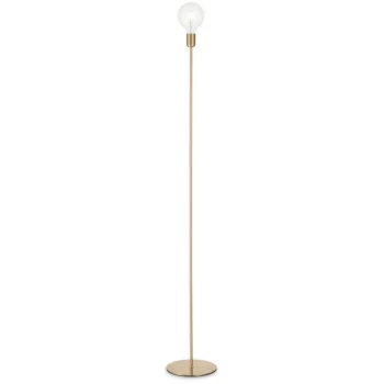 Ideal Lux MICROPHONE - Indoor Floor Lamp 1 Light Brass Satin, E27