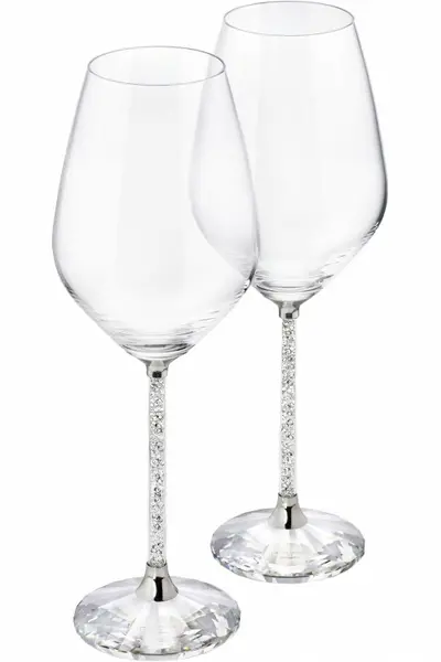 Swarovski Swarovski Crystalline Wine Glasses Set of 2 - Clear One Size