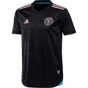 adidas Inter Miami Authentic Away Shirt 2021 - Black/pink