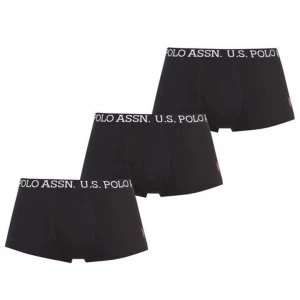 US Polo Assn 3 Pack Boxers - Black