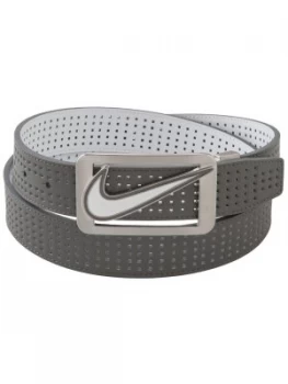 Nike Perforated Reversible Belt Grey