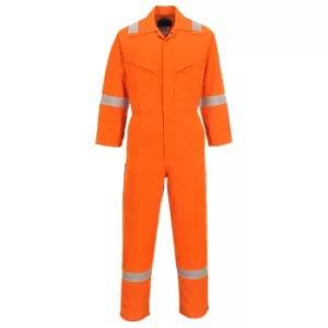 Araflame Mens Flame Resistant Overall Orange Orange Large 32"