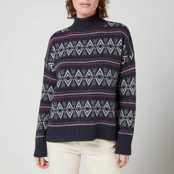 Barbour Womens Lynemouth Knitted Jumper - Multi - UK 8