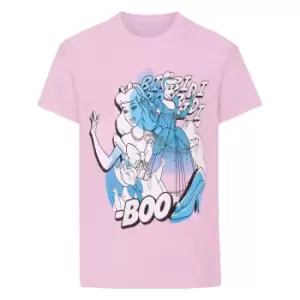 Disney Childrens Girls Cinderella Bibbidi Bobbidi Boo T-Shirt (5-6 Years) (Pink)