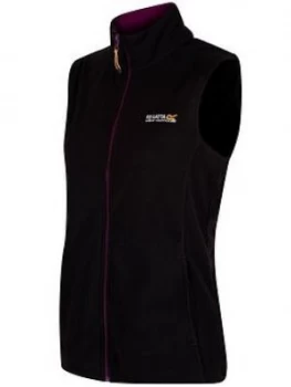 Regatta Sweetness II Fleece Bodywarmer - Black, Size 14, Women