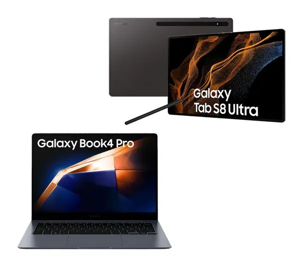 Samsung Galaxy Book4 Pro 14" Laptop - Intel Corea¢ Ultra 7| 1TB SSD| Grey, Silver/Grey