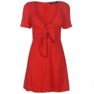 Firetrap Blackseal Knot Dress - Red