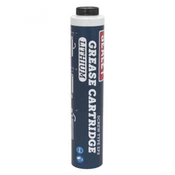 Sealey SCS108 Screw Type EP2 Lithium Grease Cartridge 400g Pack of 12