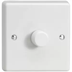 Varilight Classic 1x400W 1 Gang 1 Way Dimmer Knob (Single HQ1W) - White