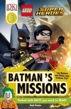 DK Readers L3 LEGO DC Comics Super Heroes Batmans Missions by DK