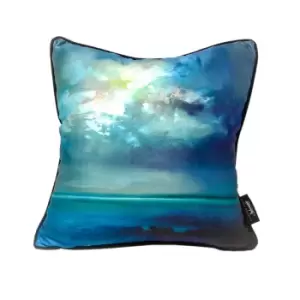 Scott Naismith Isle Of Skye Emerges Feather Filled Cushion (One Size) (Blue)