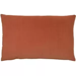 Contra Velvet Cushion Brick, Brick / 40 x 60cm / Polyester Filled