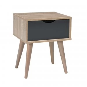 Scandi Grey End Table Grey