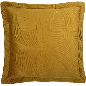 Paoletti Palmeria Cushion Cover (One Size) (Gold)