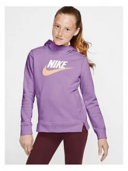 Nike Older Girls Pullover - Violet, Violet Size M 10-12 Years, Women