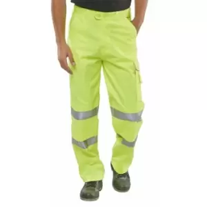 Poly-Cotton Workwear P/COTTON TROUSERS EN ISO 20471 S/Y 32S