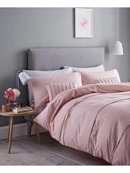 Catherine Lansfield Pom Pom Duvet Cover Set - Blush Pink