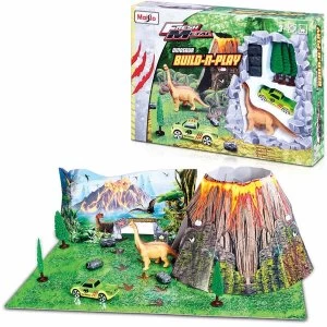 Fresh Metal Dino Build & Play Playset