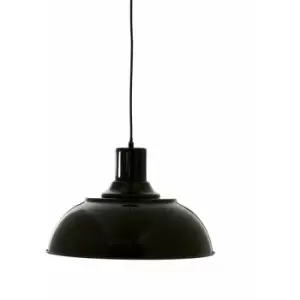 Black Metal Pendant Light Modern Elegant Ceiling Light Chandelier 41 x 41 x 120 - Premier Housewares