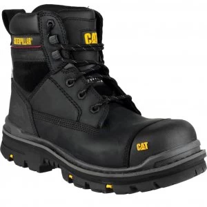 Caterpillar Mens Gravel Safety Boots Black Size 8