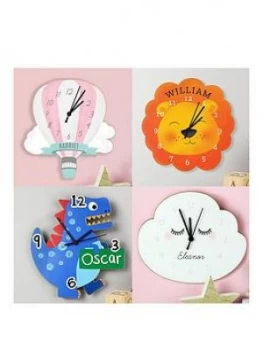 Personalised Children'S Shaped Clock