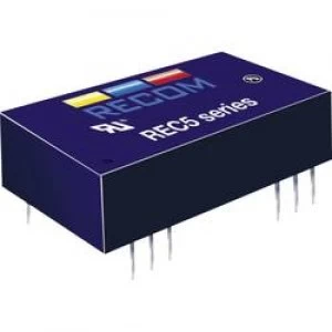 RECOM REC5 2405SRWH4A REC5 2405SRWH4A 5W DCDC Converter REC5 2405SRWH4A 18 36 Vdc 5 Vdc 1 A 5 W