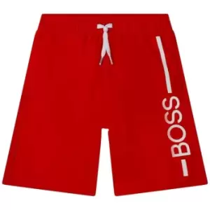 Boss Logo Swim Shorts Infant Boys - Red