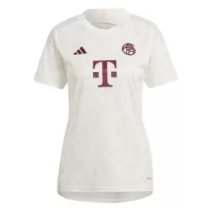 adidas Bayern Munich Third Shirt 2023 2024 Womens - White