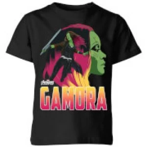 Avengers Gamora Kids T-Shirt - Black - 5-6 Years