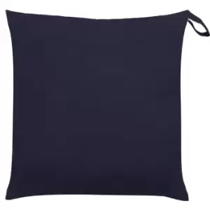 Plain Neon Large 70cm Outdoor Floor Cushion Navy, Navy / 70 x 70cm / Polyester Filled