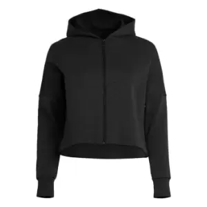 adidas Mission Victory Slim Fit Full-Zip Hoodie (Plus Siz - Black