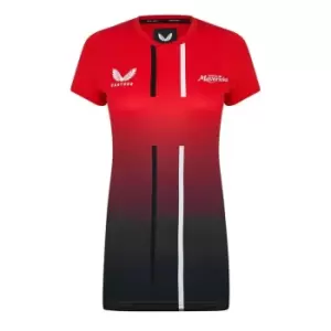 Castore Saracens Mavericks Netball Training Shirt - Red