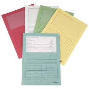 Leitz Window Folder A4 Assorted Pack of 100