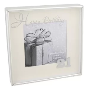 Mirror Message Frame 3x3 21st Birthday