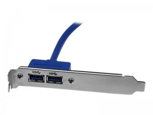 StarTech.com 2 Port USB 3.0 a Female Slot - Plate Adapter Uk