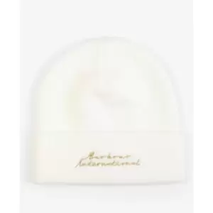 Barbour International Formation Beanie Hat - White