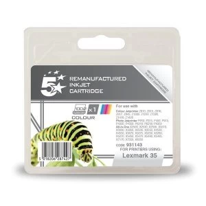 5 Star Office Lexmark 35 Tri Colour Inkjet Cartridge