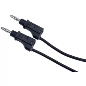 PJP 2110-50N 50cm 4mm Black Stackable Lead