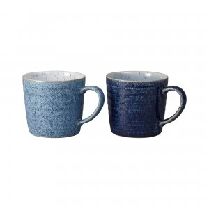 Studio Blue 2 Piece Ridged Mug Set